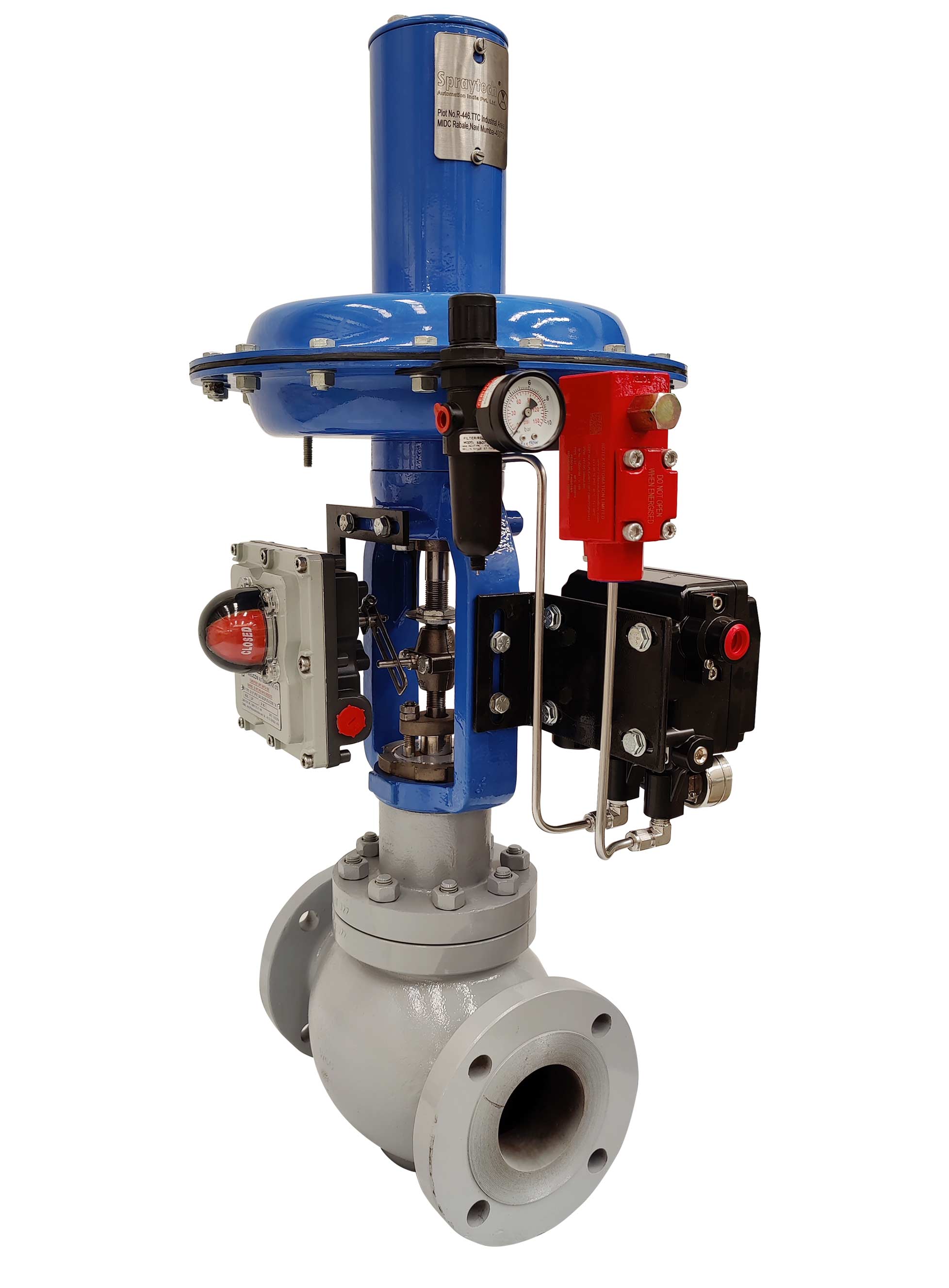 Globe 2 way control valve