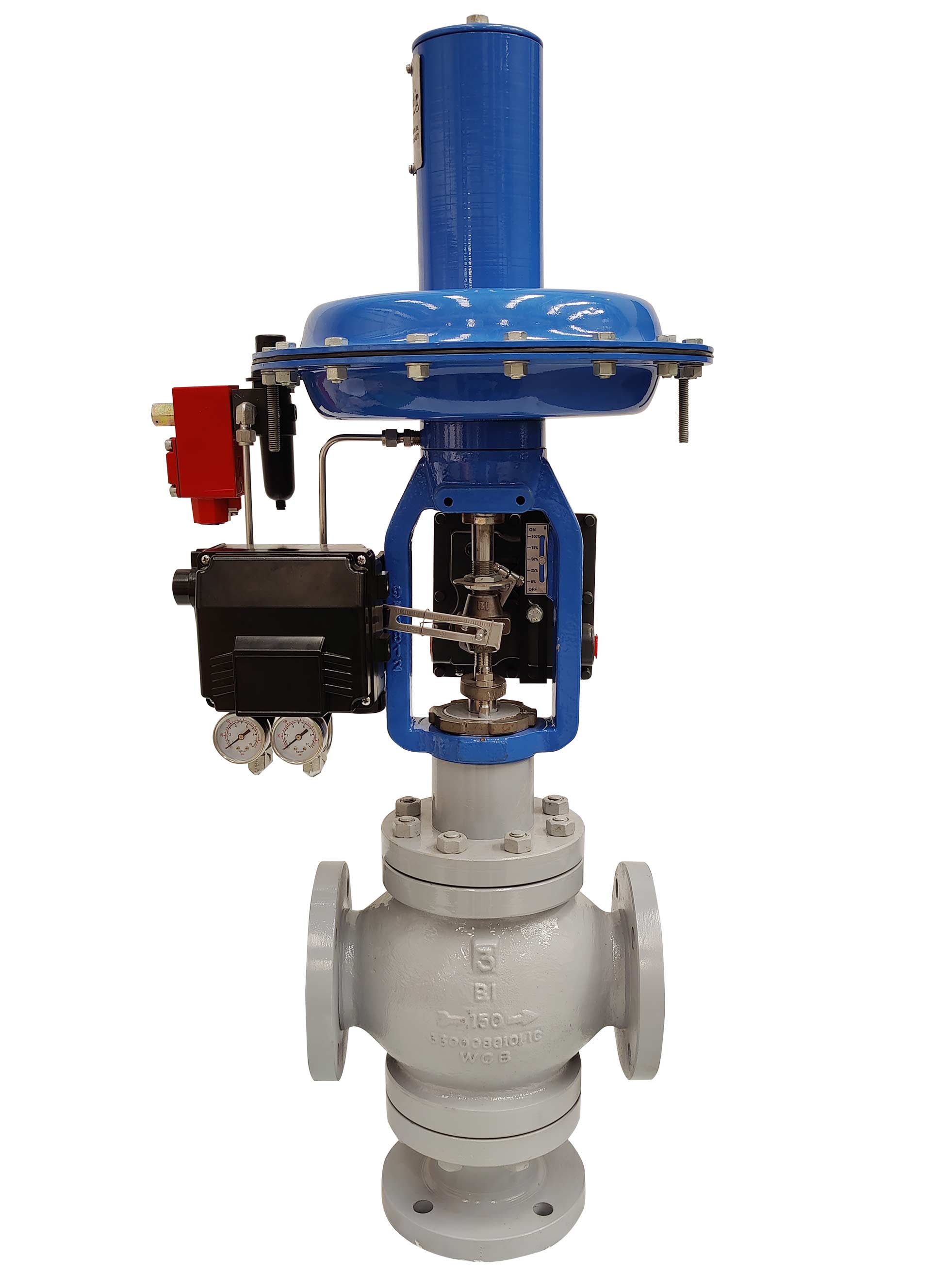 Globe 3 way control valve