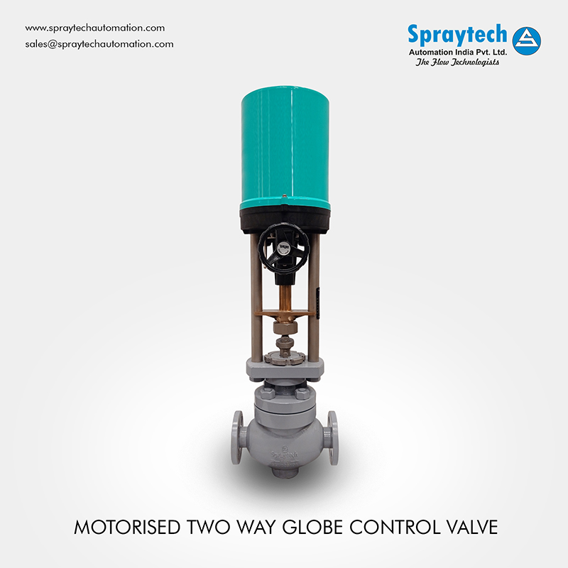 Motorised 2 way control valve